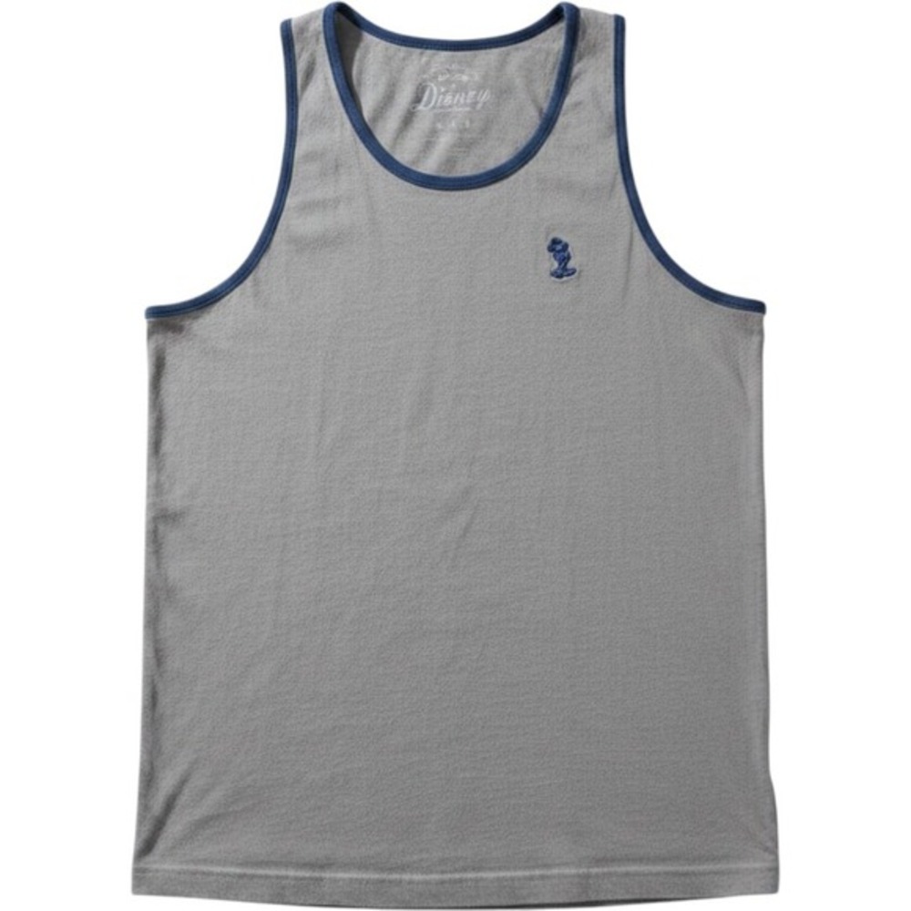 Disney Parks Mens Mickey Mouse Sunglasses Tank Top Gray Navy Blue Small‎